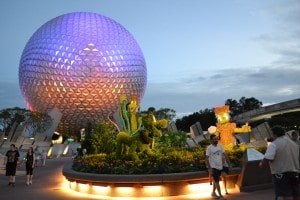 Disney, Spaceship Earth, Walt Disney World, Epcot, Flower and Garden Festival