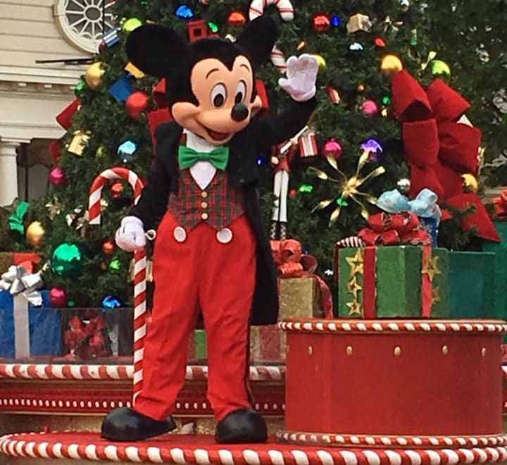 Mickey Christmas Magic Kingdom