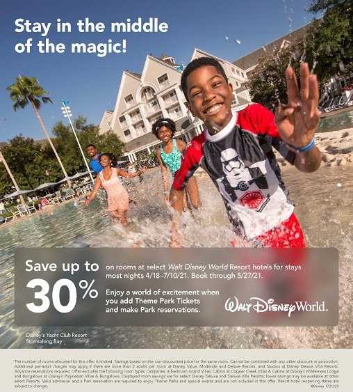 Walt Disney World Resort Special Offer