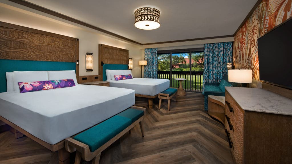 What more do you need than a Disney resort that your kids will love with tropical decor, comfy beds, and a view out onto the savannas?