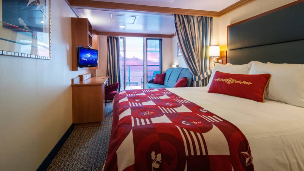 The cost of a Disney Cruise gets you an excellent cabin to relax in with free, 24-hour room service